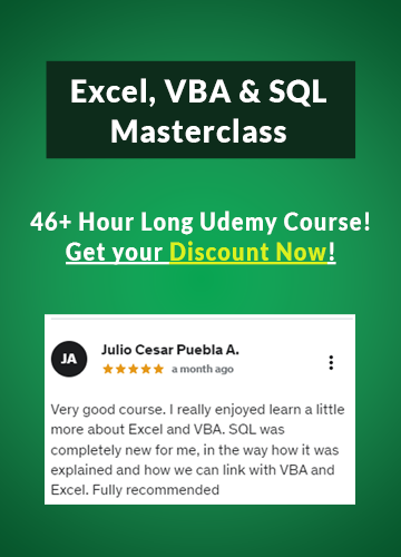 Online Excel and VBA Course